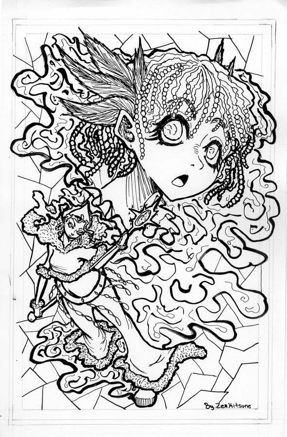 Asia & Pandora Cover - Inked